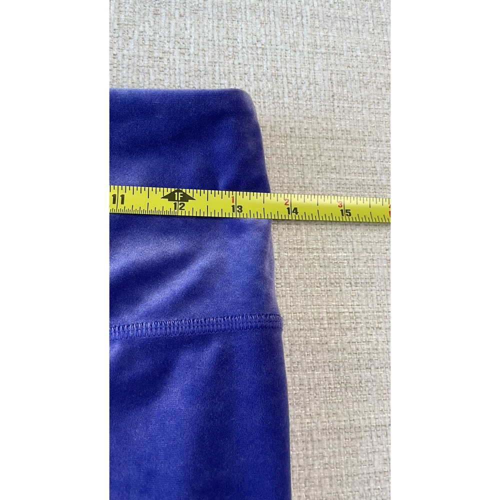 Athleta Elation Velvet Tight Leggings Ultra High-Rise Yoga Workout Purple Small - Picture 7 of 8